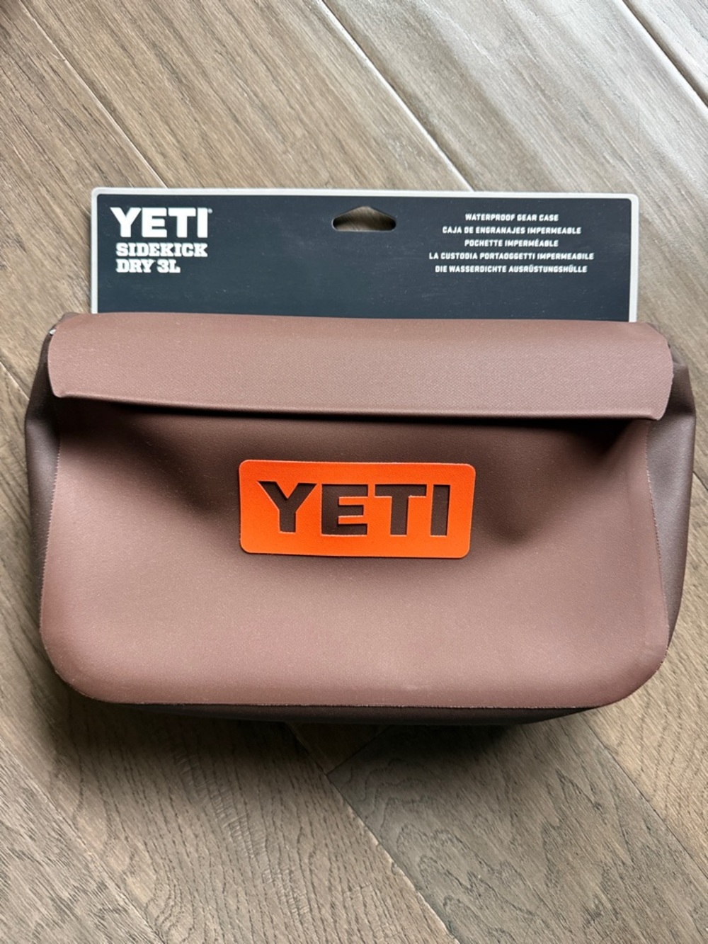 Yeti Brown Belt Bag with Orange Logo